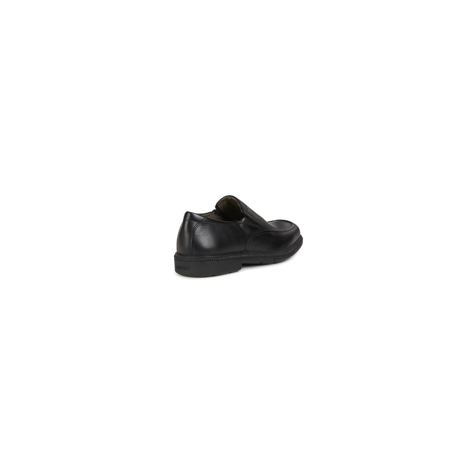Geox Jr Federico Leather Black Loafers
