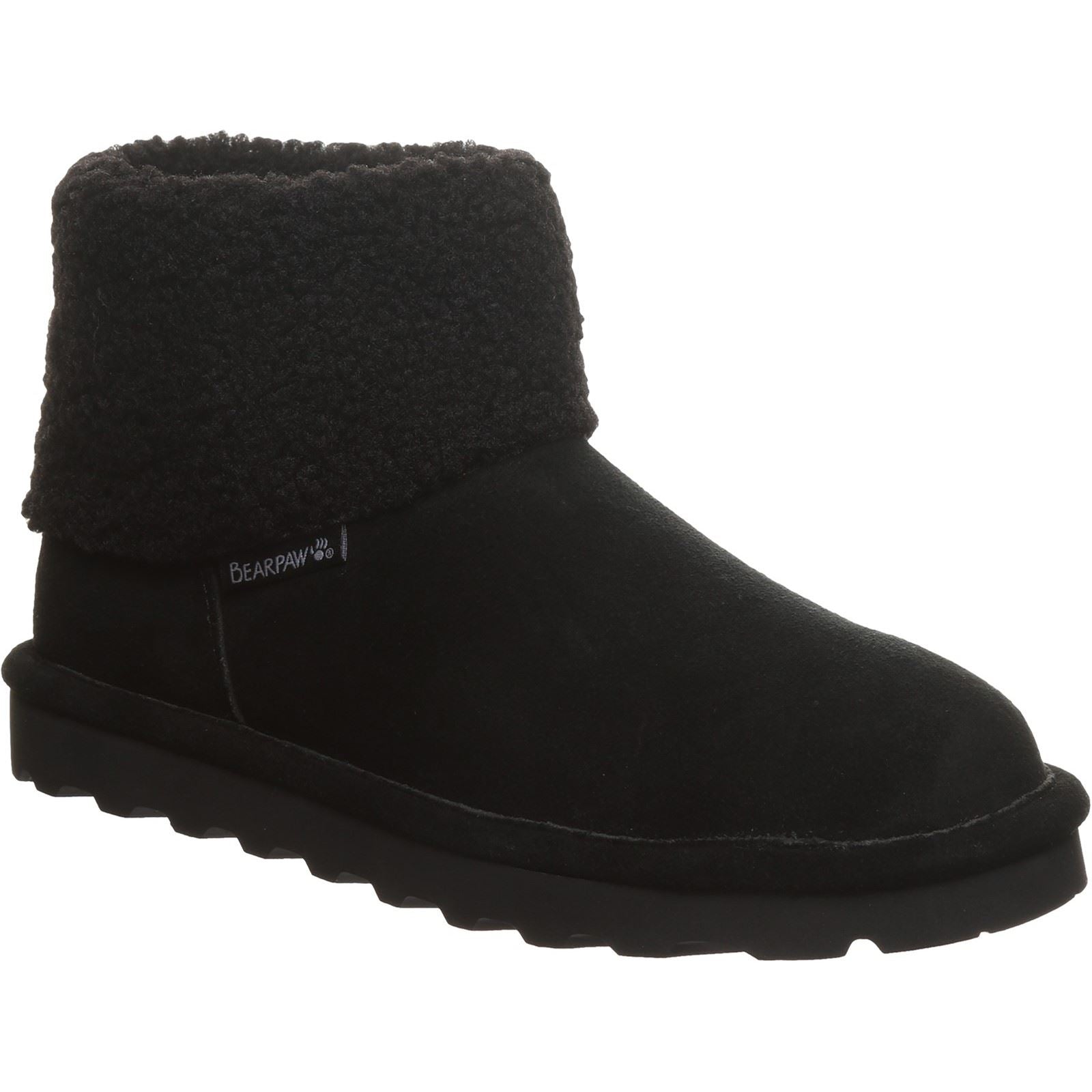 Bearpaw Jessa Suede Women's Black Winter Ankle Boots