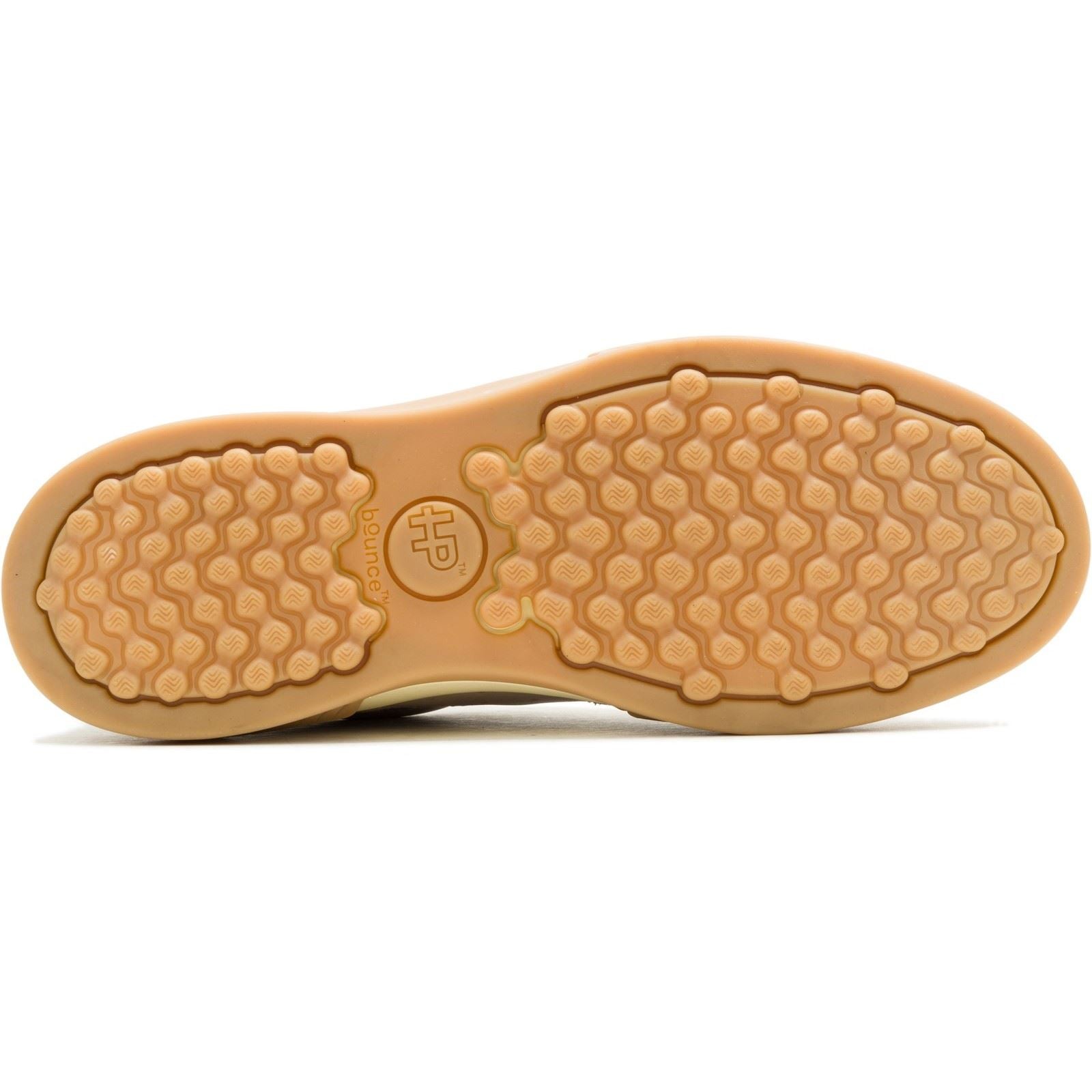 Hush Puppies Mae Leather Women's Taupe Trainers