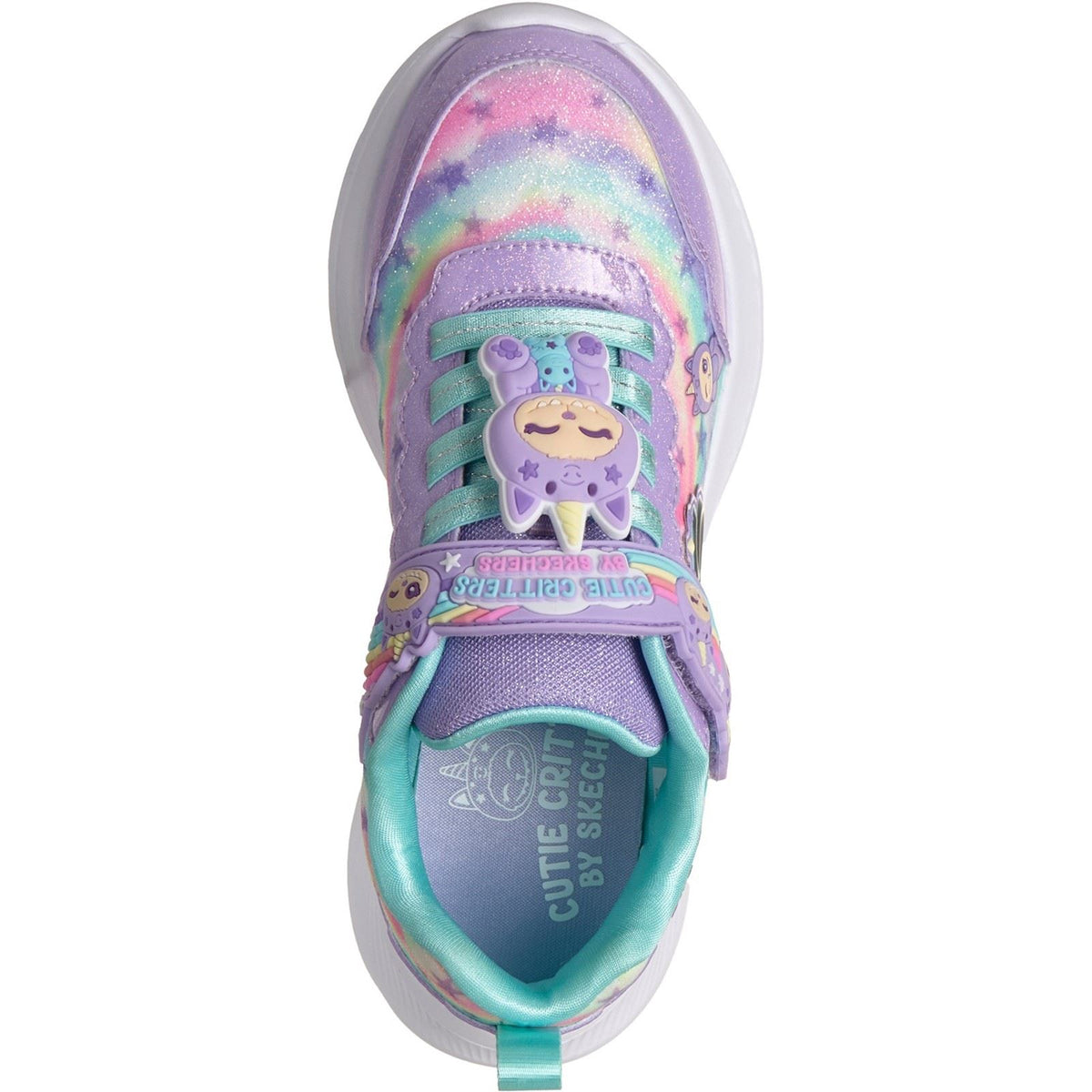 Skechers Jumpsters 2.0 Cutie Critters Textile Junior Lavender/Multi Trainers