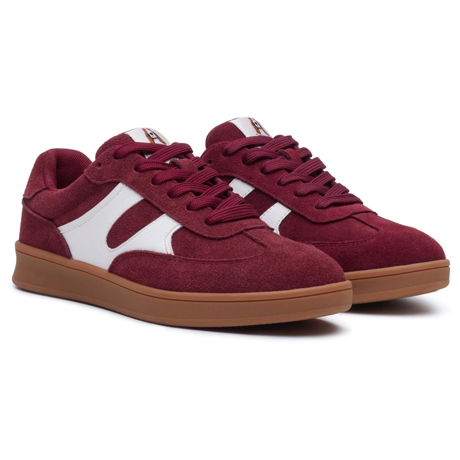 Hush Puppies Maura Suede Women's Bordeaux Trainers