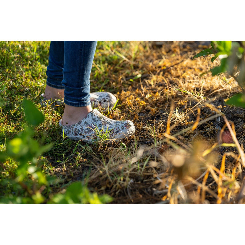 Muck Boots Muckster Lite Synthetic Light Grey/Floral Print Clogs