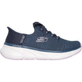 Skechers Edgeride Impression Textile Women's Navy/Lavender Trainers