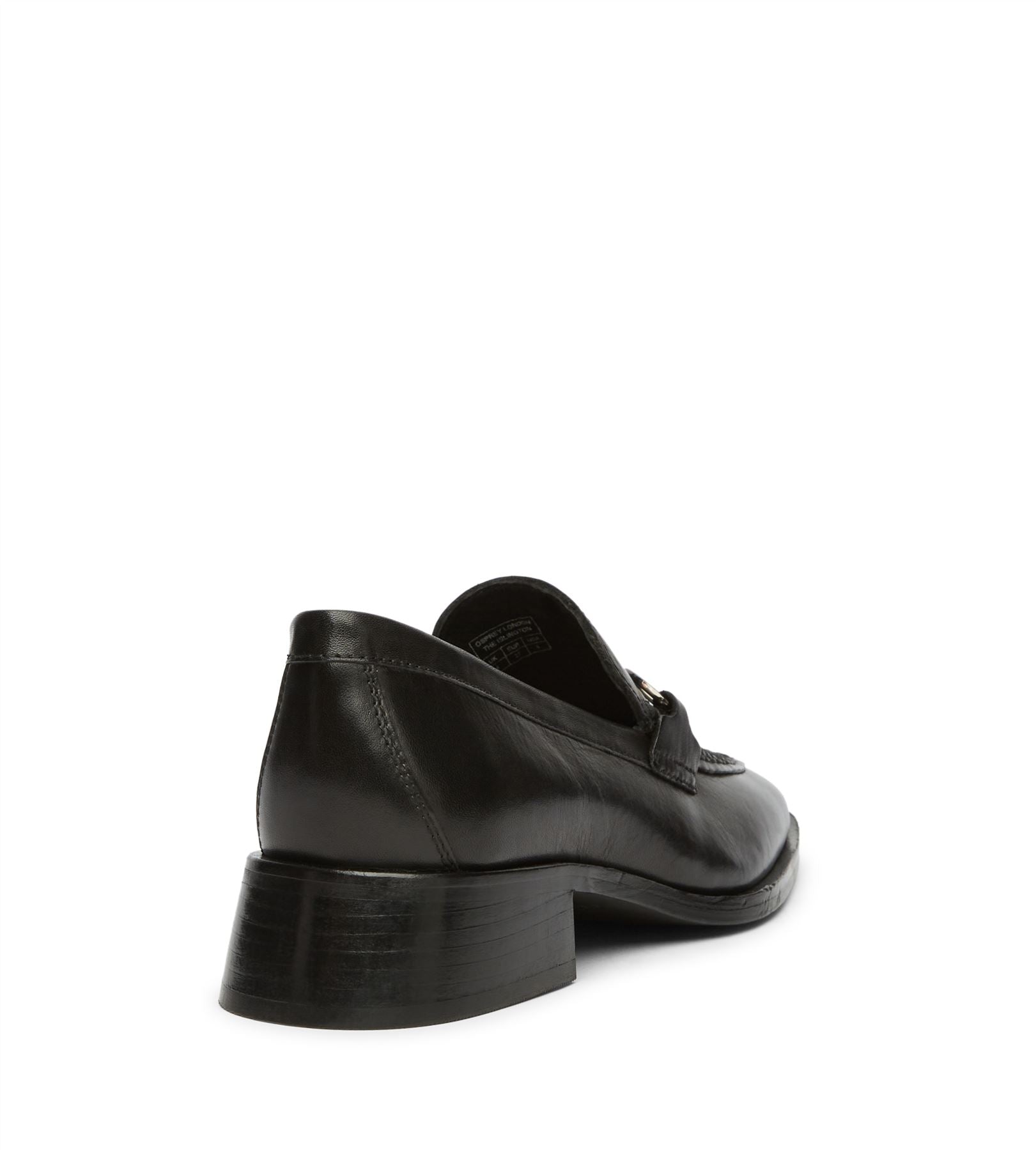 Osprey London The Islington Leather Women's Black Loafers