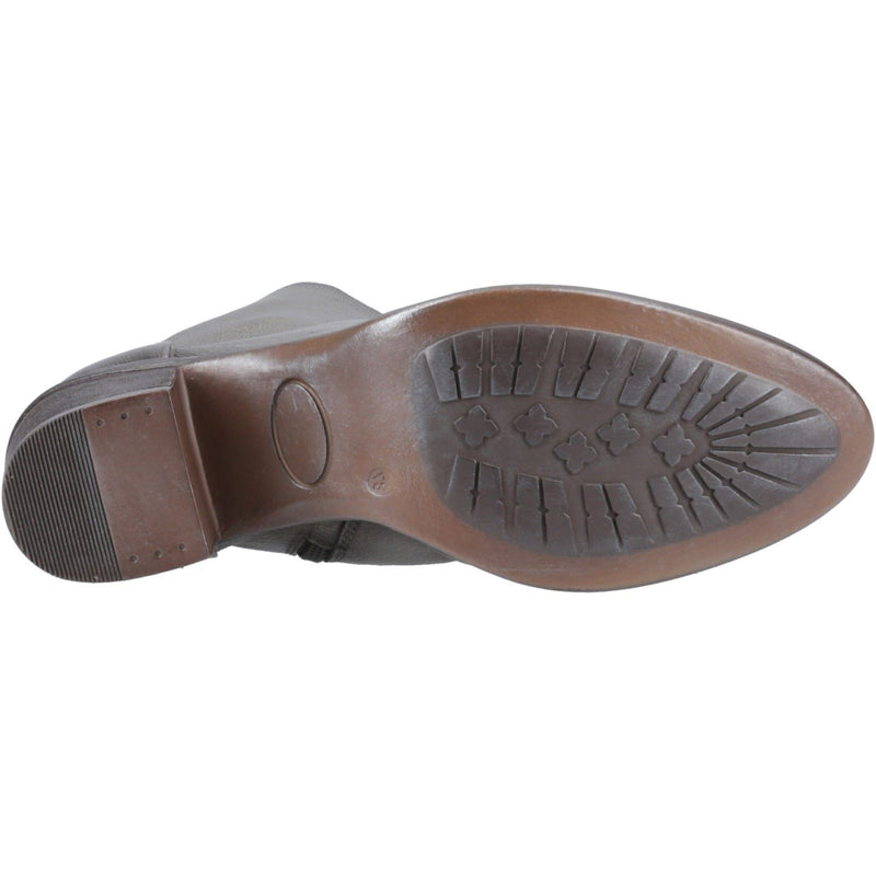 Hush Puppies Winona Leather Women's Pewter Boots