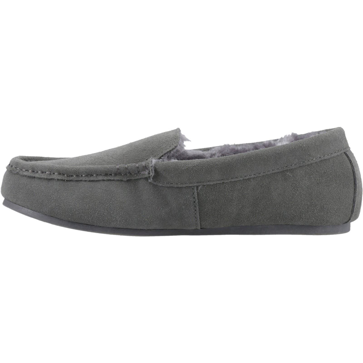 Hush Puppies Annie Mocassin Suede Women's Grey Slippers