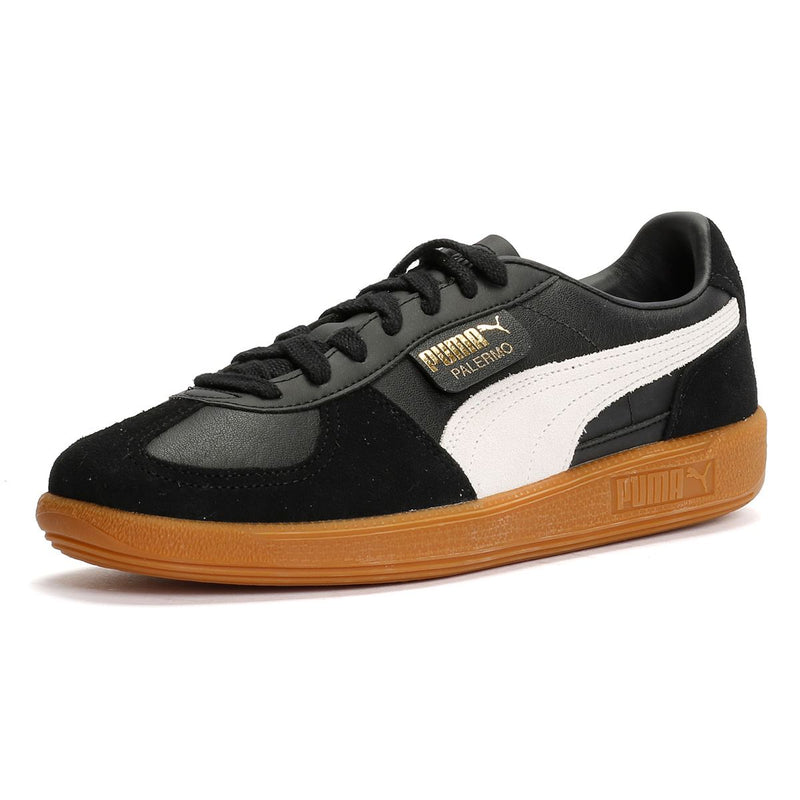 Puma Palermo Leather Black Trainers