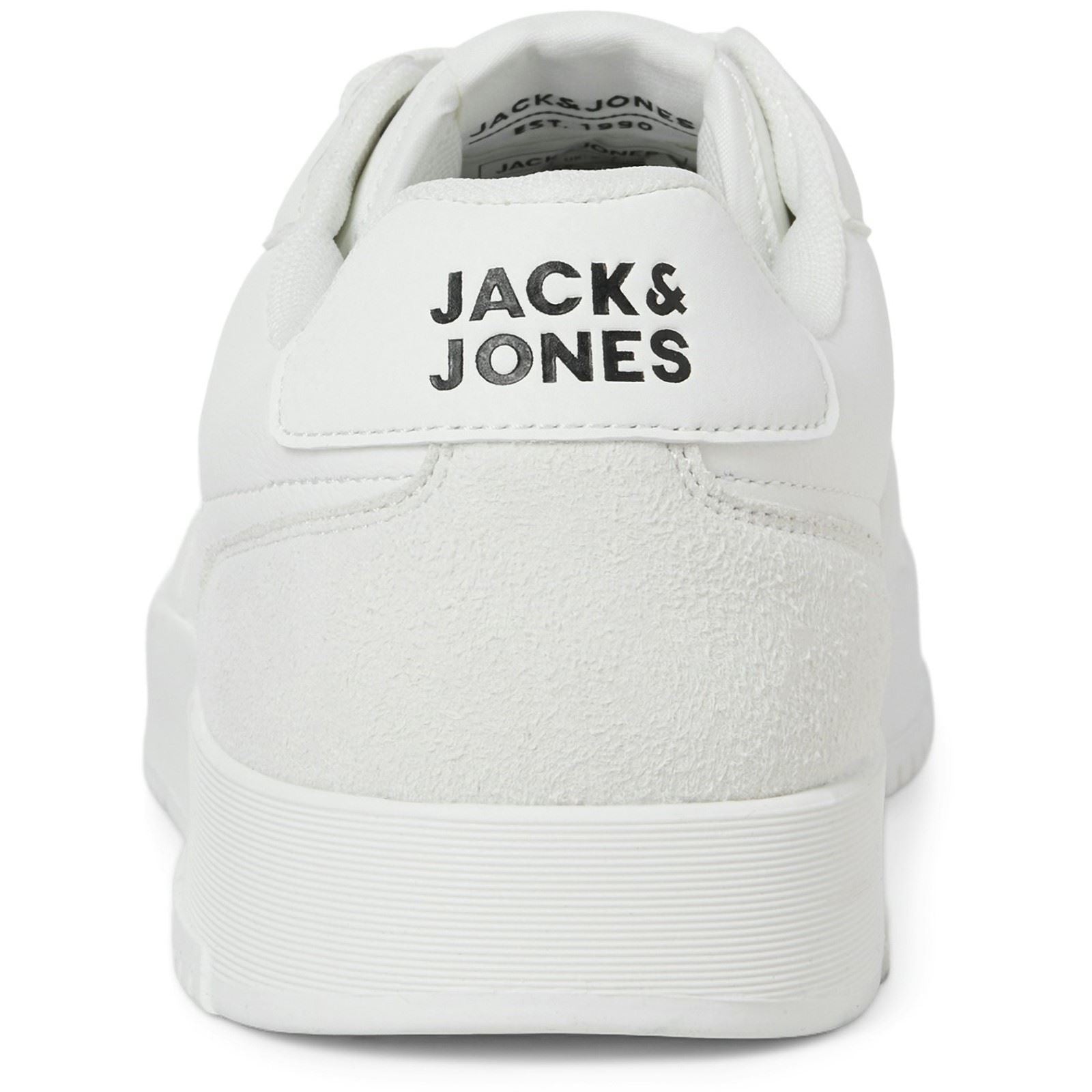 Jack & Jones Ealing Synthetic Men's White Silver Trainers