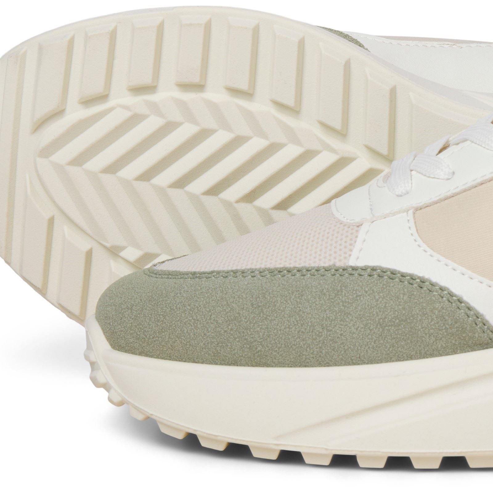 Jack & Jones Aspire Runner Polyurethane Men's White Seagrass / Bronze Green Trainers