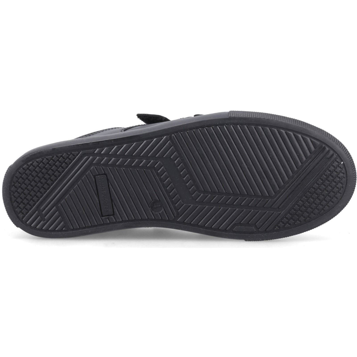 Hush Puppies Daxton Leather Black Trainers