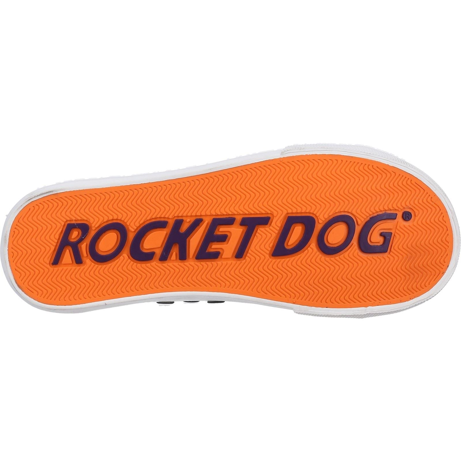 Rocket Dog Jazzin 12A Canvas Cotton Women's White Trainers