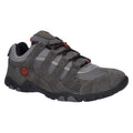 Hi-Tec Quadra II Suede Men's Charcoal/Zingy Red Hiking Boots