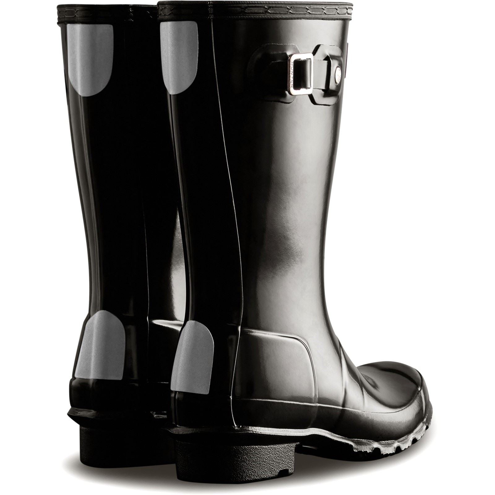 Hunter Junior Originals Gloss Boot Rubber Kid's Black Wellington Boots