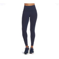 Skechers Performance GOWALK Wear High Waisted Nylon Women's Blue Sports Leggings
