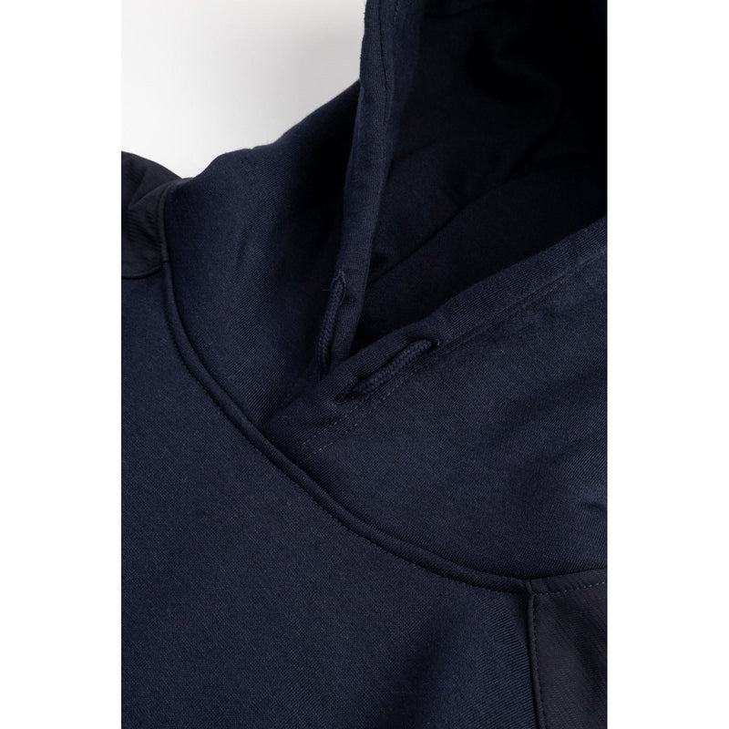 Caterpillar Essentials Synthetic Men's Blue Hooded Sweatshirt