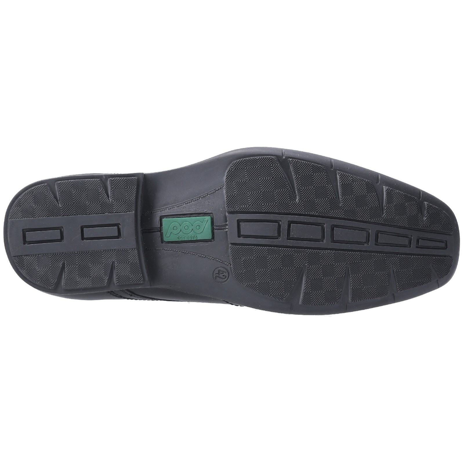 Pod Angus Leather Youth Boy's Black Shoes