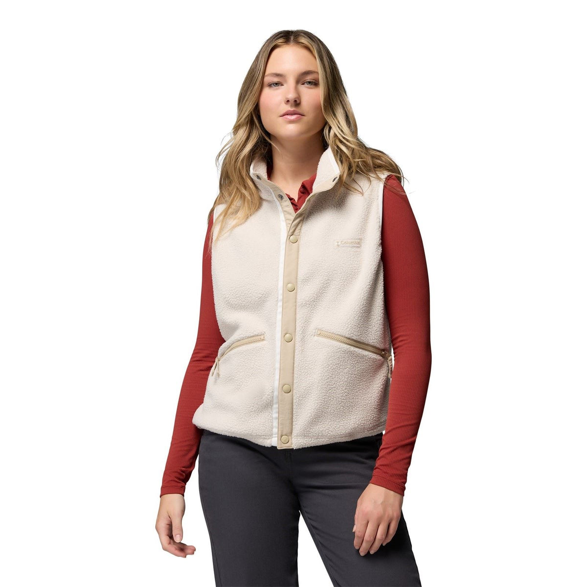 Columbia Helvetia Vest Women's Beige Gilets
