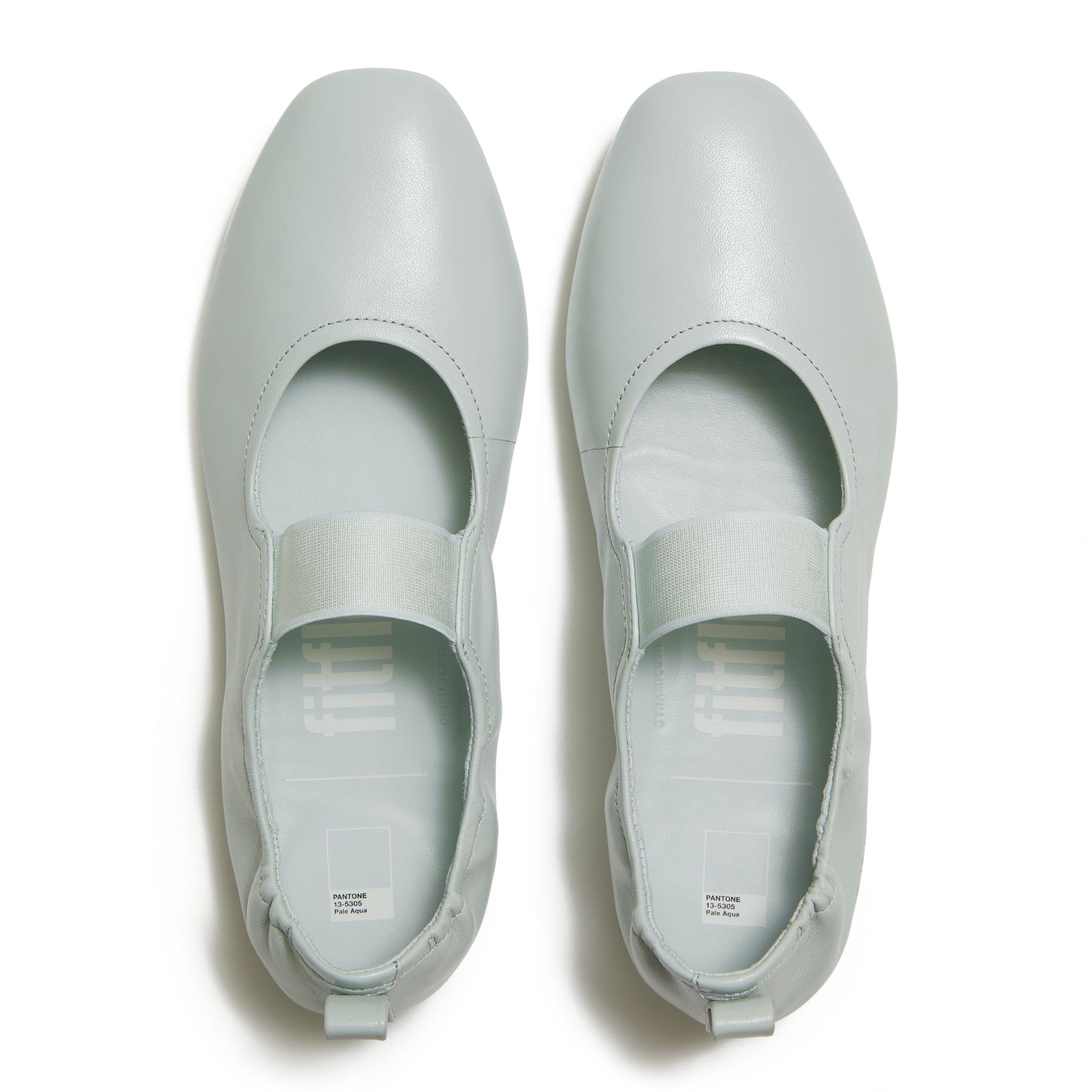 FitFlop X Pantone Delicato Mary Jane Leather Women's Aqua Shoes