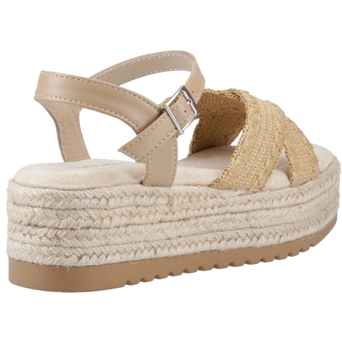 Hush Puppies Jemma Espadrille Synthetic Women's Tan Sandals