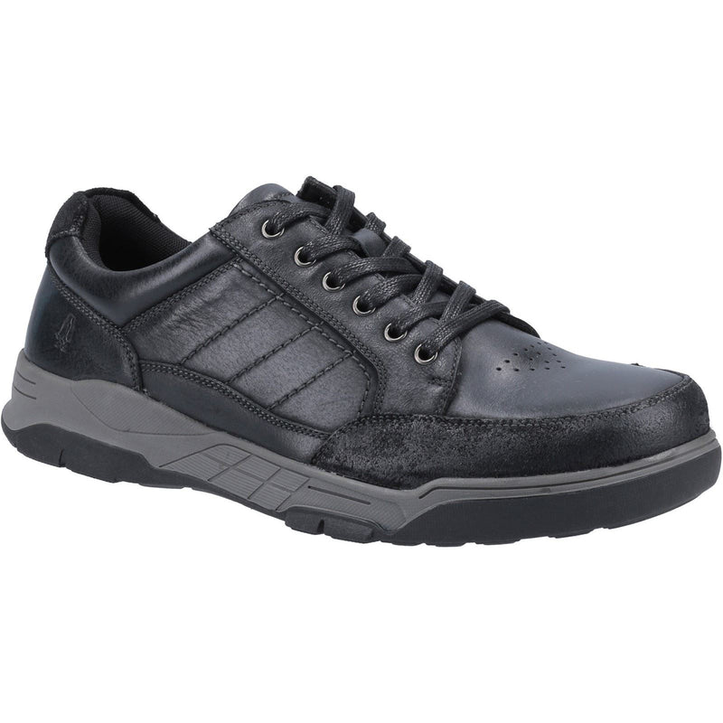 Hush Puppies Finley Leather Men's Black Lace-Up Shoes