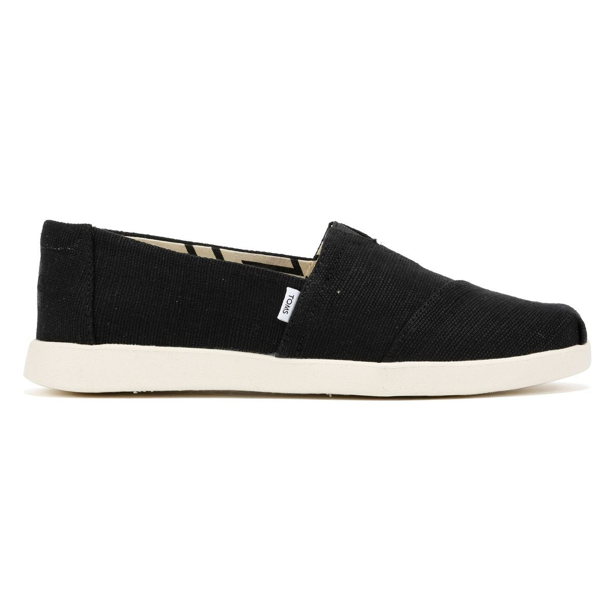 TOMS Alpargata Plus Heritage Canvas Women's Black Espadrilles