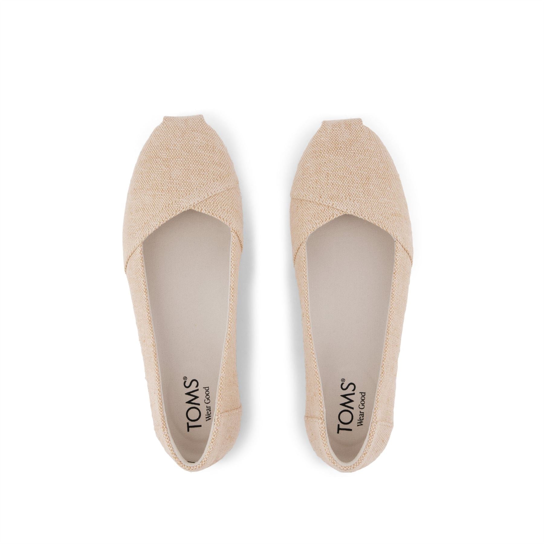 TOMS Alpargata Ballet Canvas Women's Champagne Espadrilles