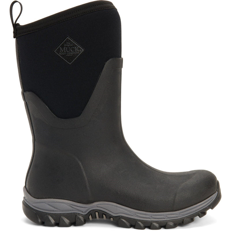 Muck Boots Arctic Sport Mid Rubber Black Wellington Boots
