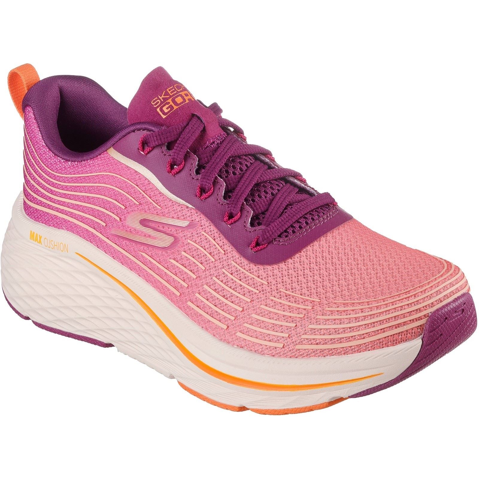 Skechers Performance Max Cushioning Elite 2.0 Alaura Textile Women's Raspberry Trainers