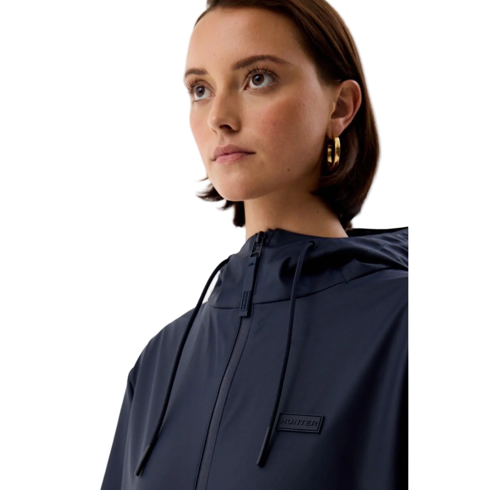 Hunter Andrea Blue Rain Coat
