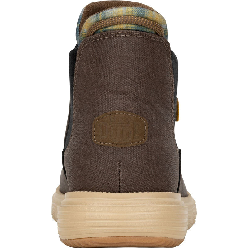 HEYDUDE Branson Classic Synthetic Men's Desert Brown Boots