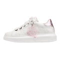 Karl Lagerfeld Kapri NFT Plexi Pendant Leather Women's White/Lilac Trainers