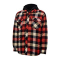 Hard Yakka Quilted Flannel Shacket Men's Red Shirt Jacket