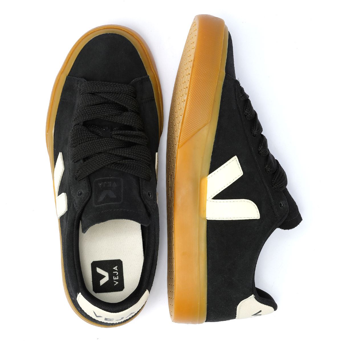 Veja Campo Suede Women's Black / Pierre Trainers