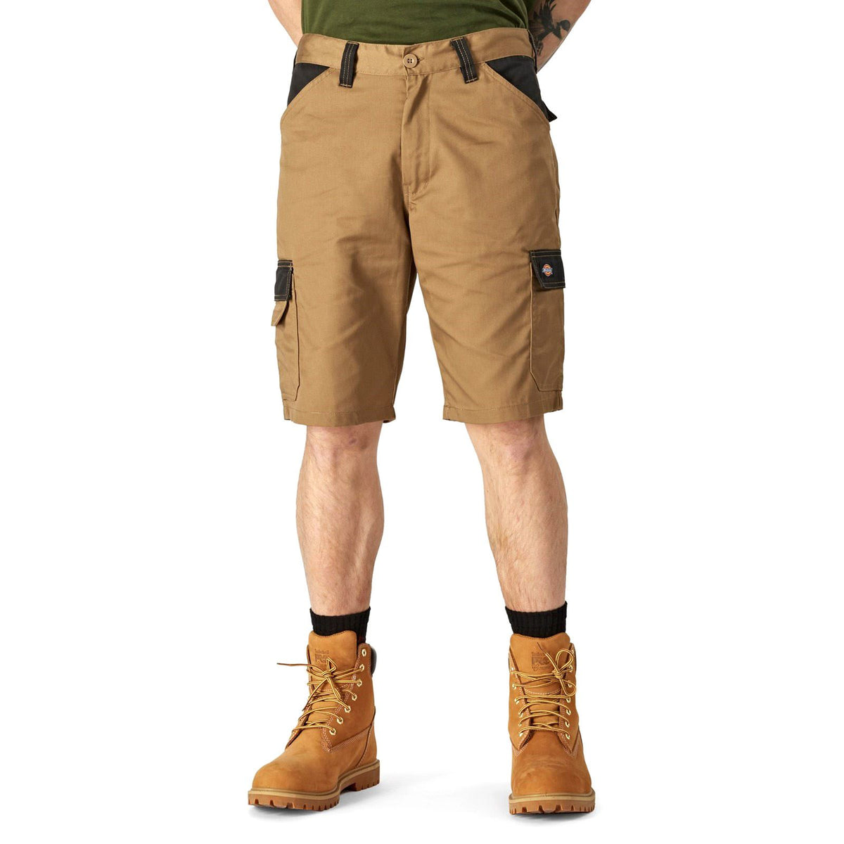 Dickies Everyday Polyester Men's Brown Knee-Length Shorts