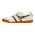 Gola Elan Leather Women's White/Leopard/Off White Trainers