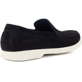 Dune Buftonn Suede Men's Navy Loafers