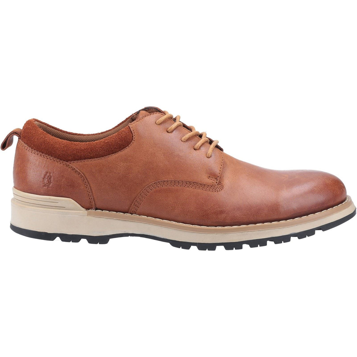 Hush Puppies Dylan Leather And Suede Men's Tan Lace-Up Shoes
