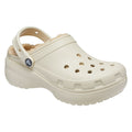 Crocs Classic Platform Lined Synthetic Women's Bone Clogs