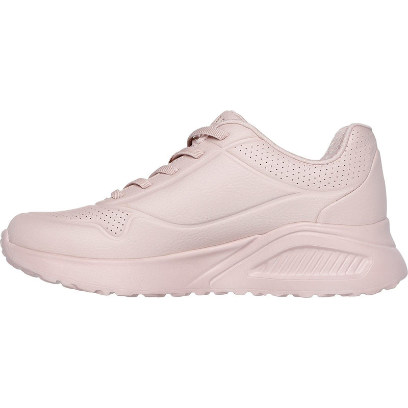 Skechers Uno Lite Work Synthetic Women's Blush Trainers