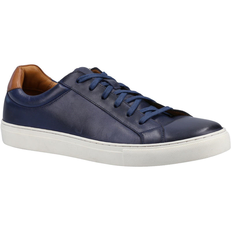 Hush Puppies Colton Leather Men's Navy Trainers