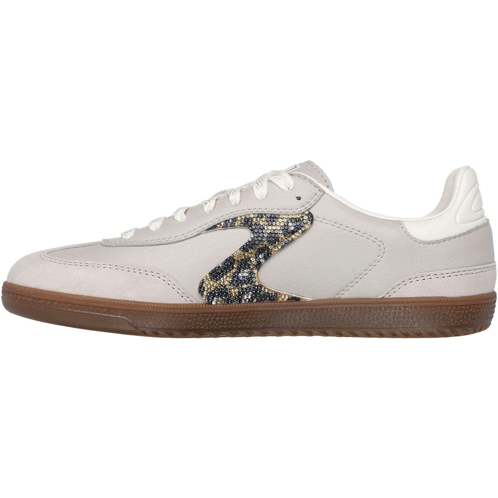 Skechers Hotshot Shimmering Spots Women's Taupe Trainers