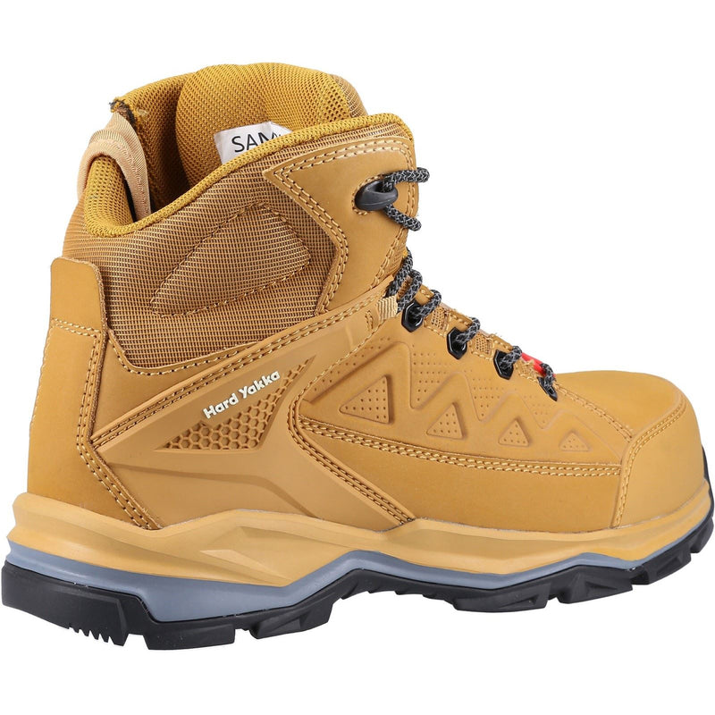 Hard Yakka Atomic Leather Wheat Safety Boots