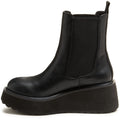 Rocket Dog Heyday Synthetic Women's Black Flat Chelsea Boots