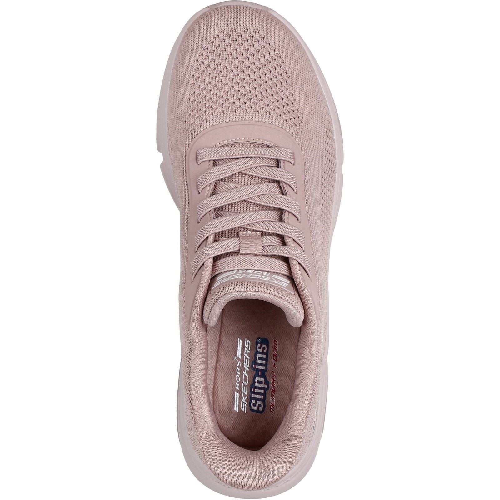 Skechers BOBS Sparrow Flex Too You Textile Women's Blush Trainers