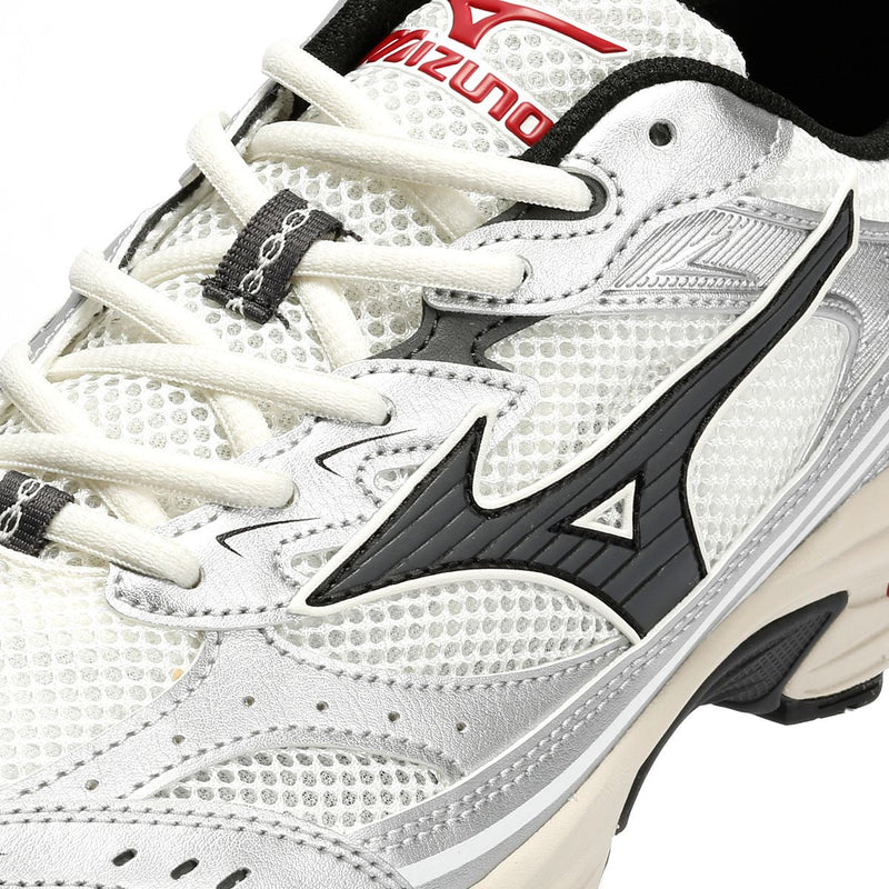 Mizuno MXR Sport Snow White/Magnet/Silver Trainers