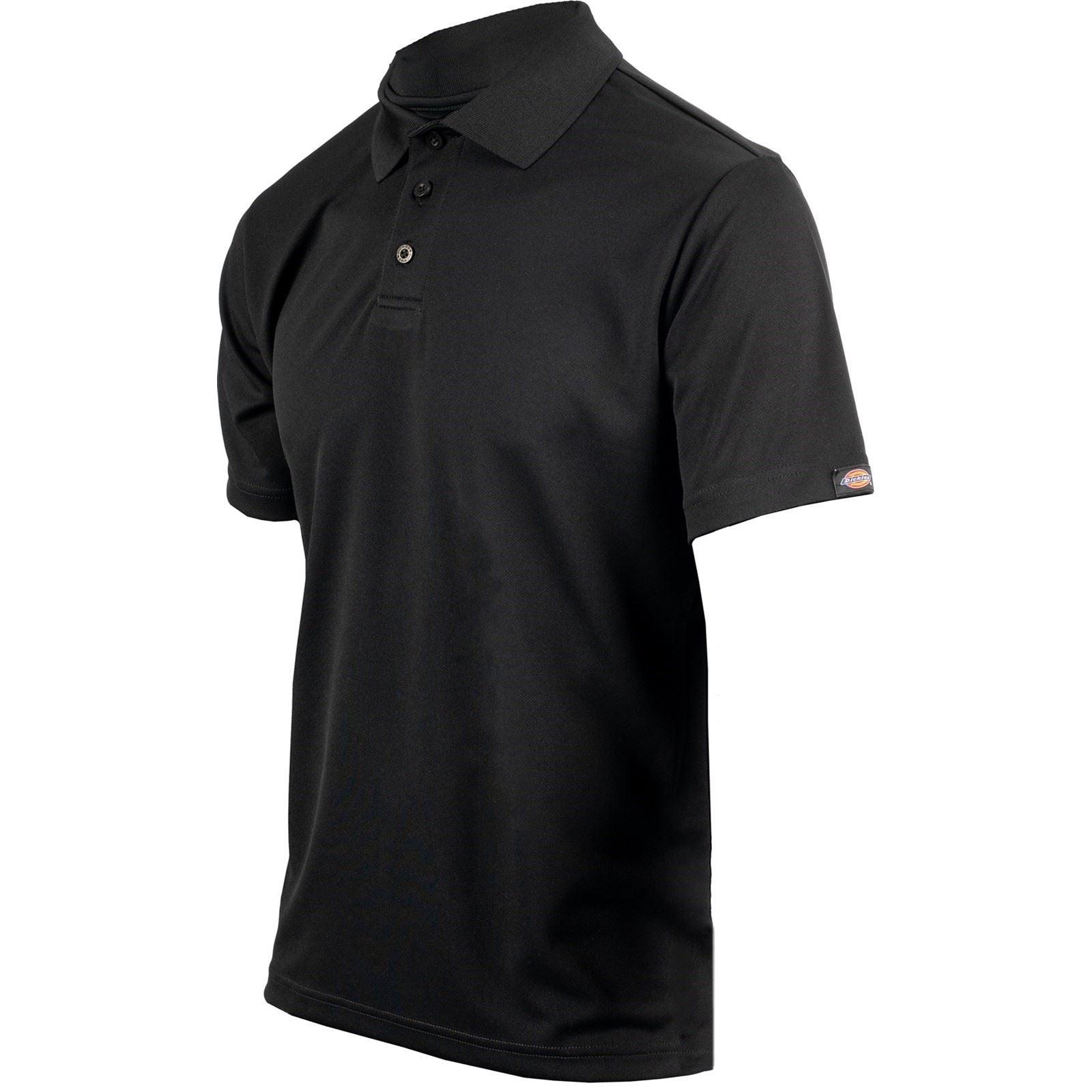 Dickies Everyday Polyester Men's Black Polo Shirt