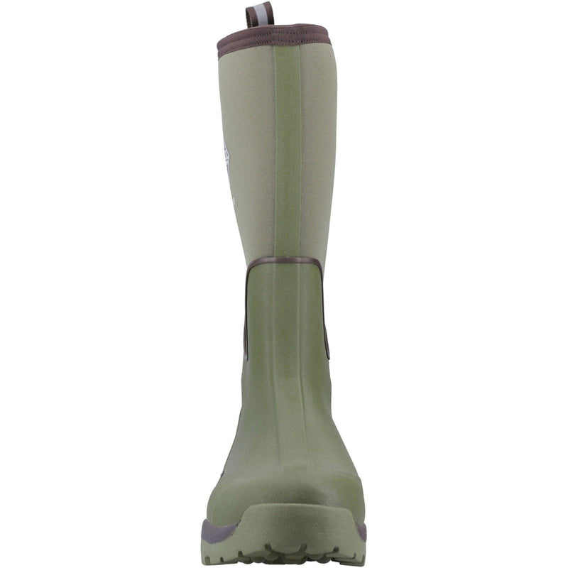 Muck Boots Calder Rubber Olive Wellington Boots