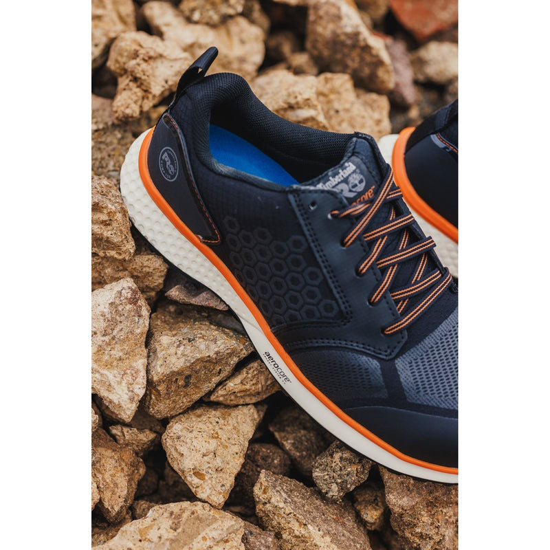 Timberland Pro Reaxion Synthetic Black/Orange Safety Trainers