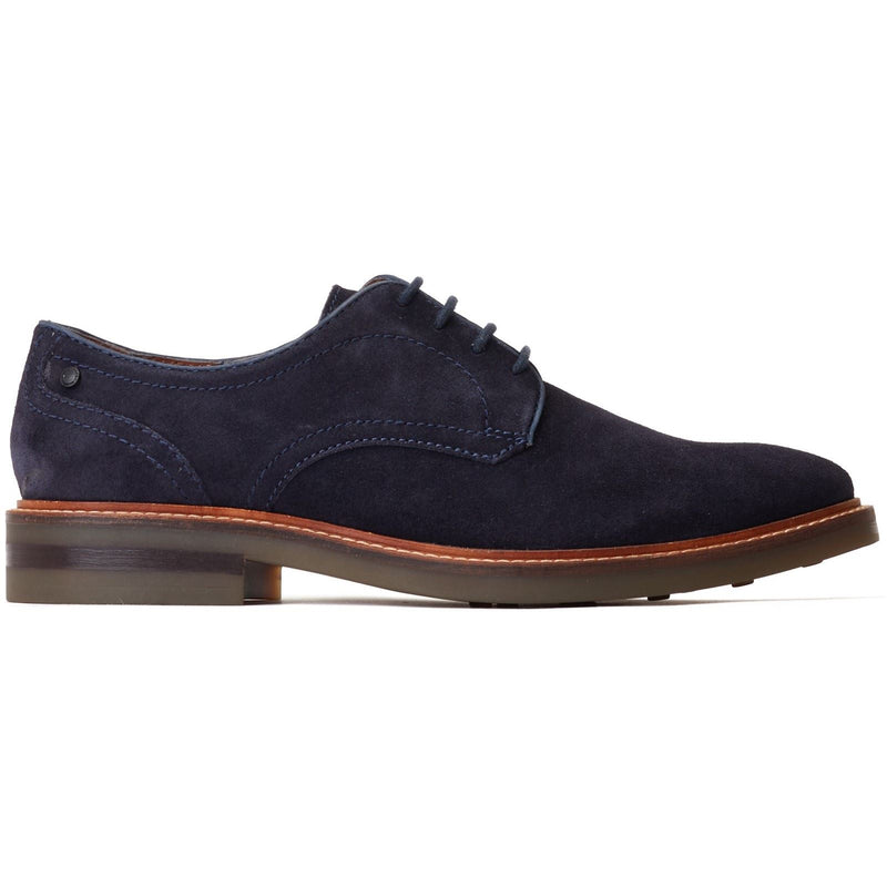 Base London Mawley Leather Men's Navy Oxford Shoes