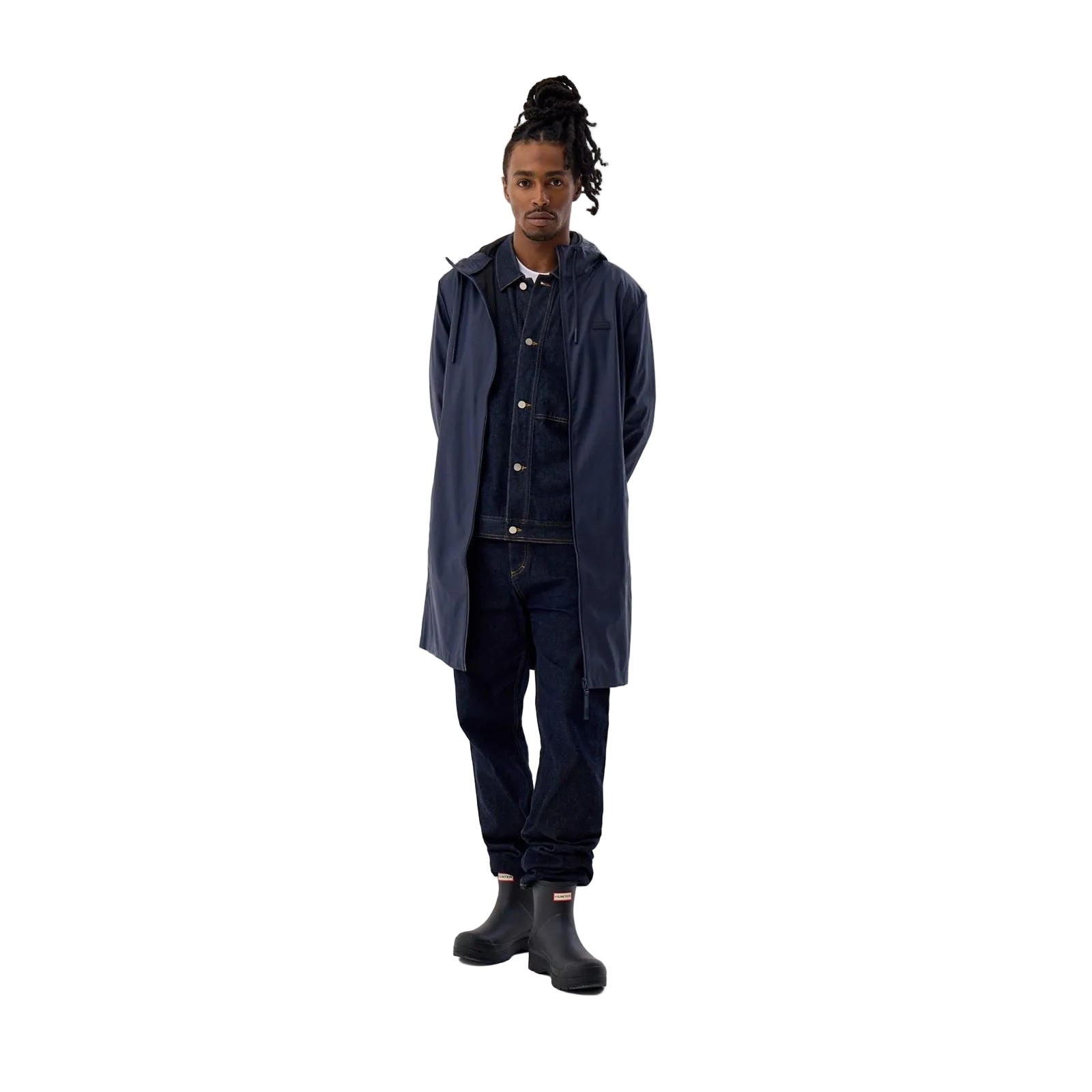 Hunter Andrea Blue Rain Coat